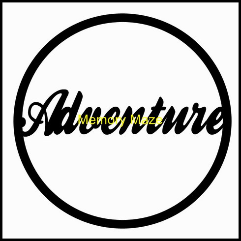 Adventure in circle 75 x 75mm packs of 10 Memory Maze